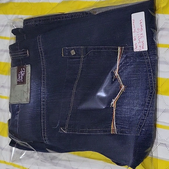 5ive Jungle & Co Dark Blue Denim Shorts Mens Size 38 - Picture 9 of 9